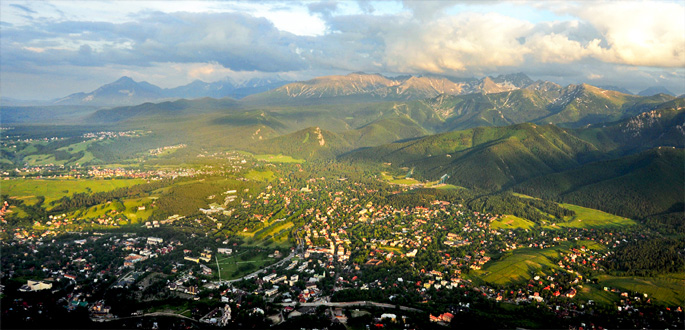 Ville dans les Tatras